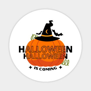 Halloween Is Coming Magnet